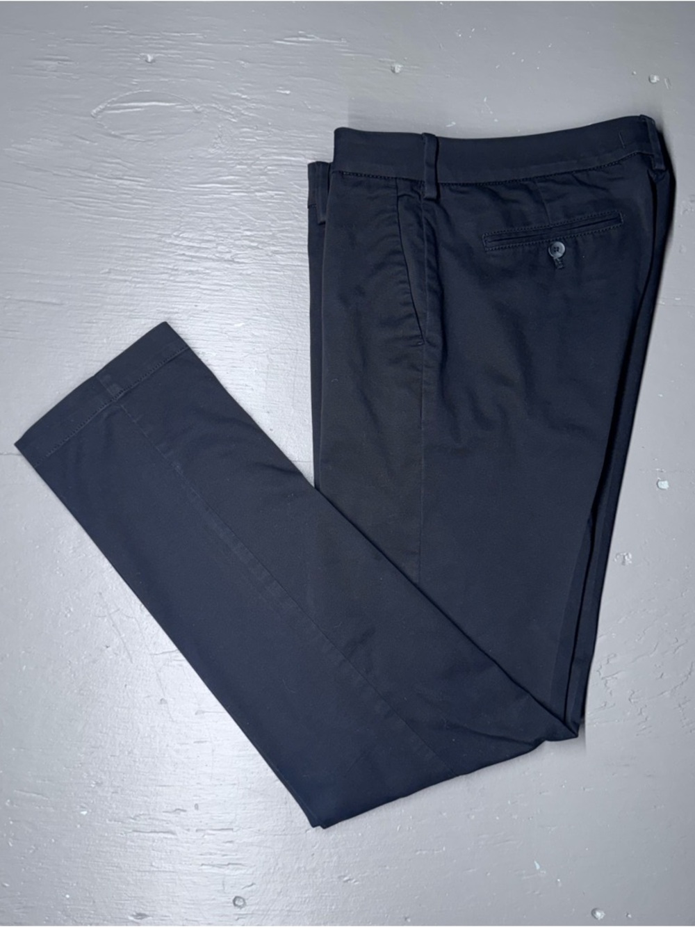 Express Men's Black Dress Pants - Slim Tailored